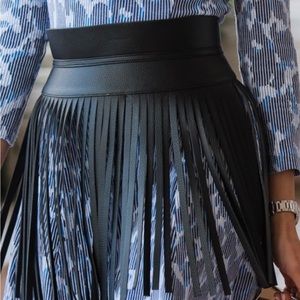 BCBG fringe belt